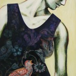 Chick #2 (with dress) 18x24 $695