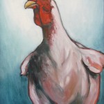 Cock-a-doodle-do 1a 12x16 sold